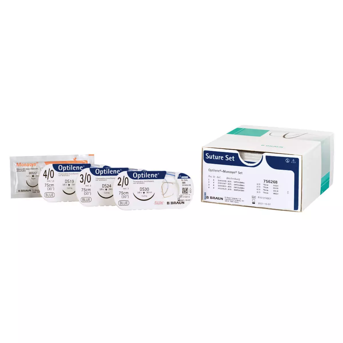 B. Braun Optilene/Monosyn Praxis-Naht-Set