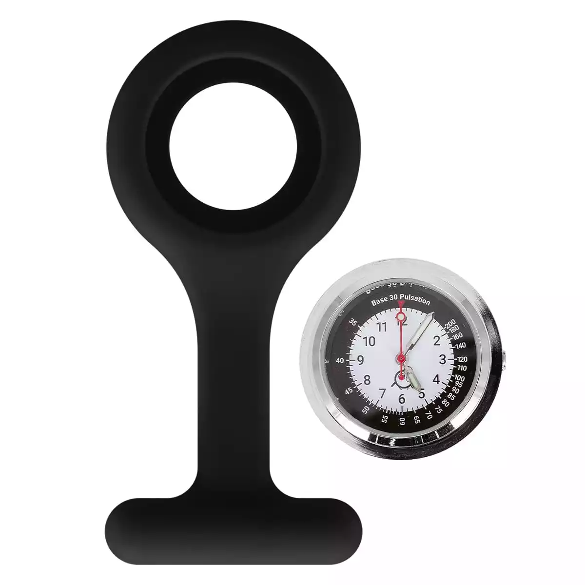 DocCheck Tools Silikon-Schwesternuhr mit Clip "Tic"