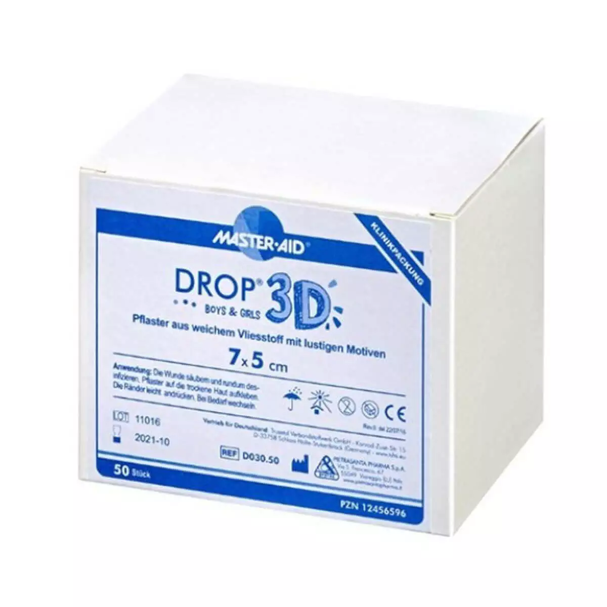Master Aid Drop 3D Kinder-Wundverband