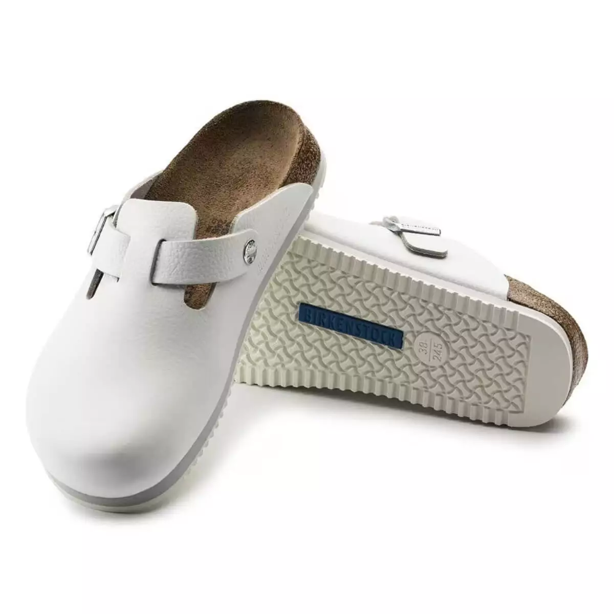 BIRKENSTOCK Boston Super Grip White