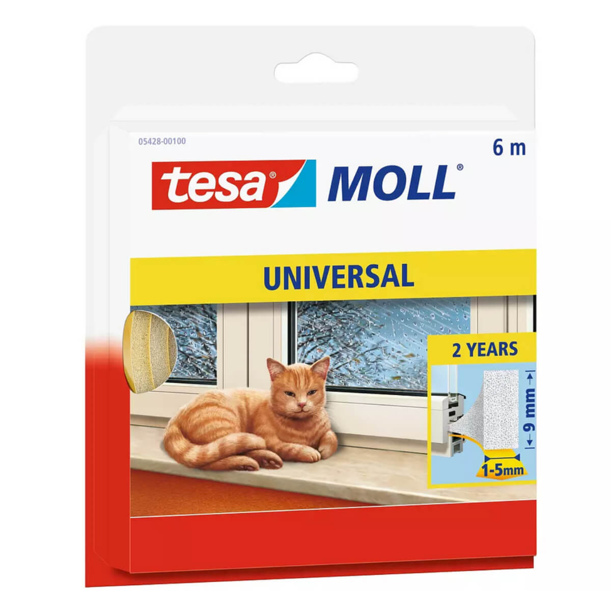 tesa Moll P-Profil Classic braun Fensterdichtung Türdichtung 2-5mm, 9mm, 25m 404 tesa Moll P-Profil Classic braun Fensterdichtung Türdichtung 2-5mm, 9mm, 25m 404