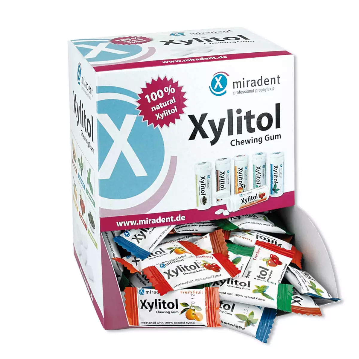 miradent Xylitol Zahnpflegekaugummi