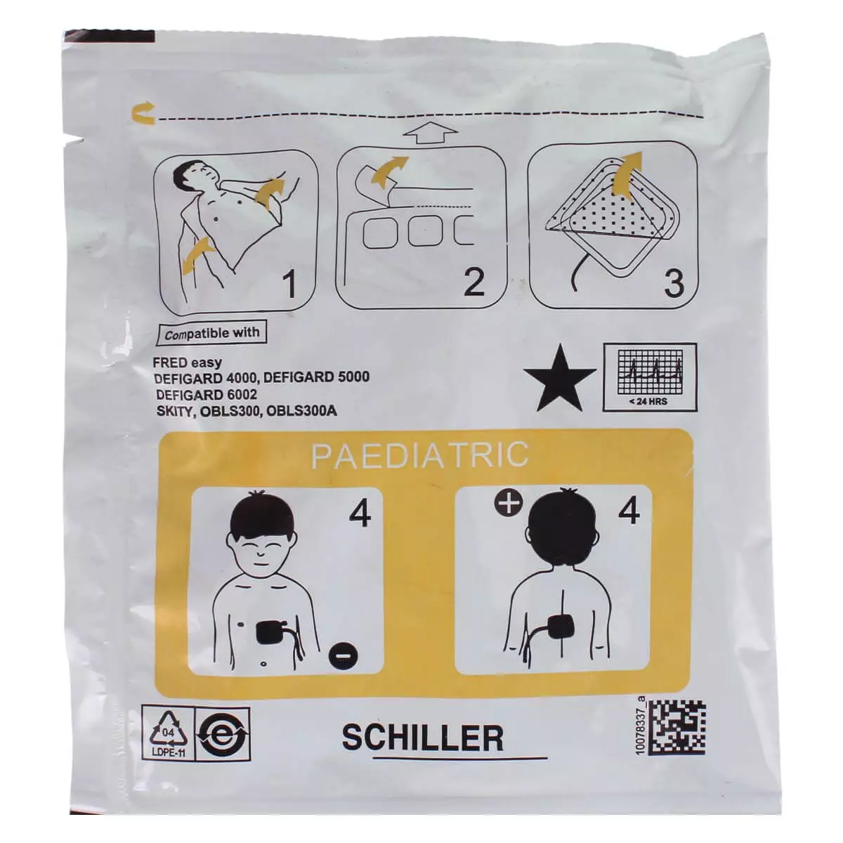 SCHILLER Elektroden für FRED easy Defibrillator SCHILLER Elektroden für FRED easy Defibrillator