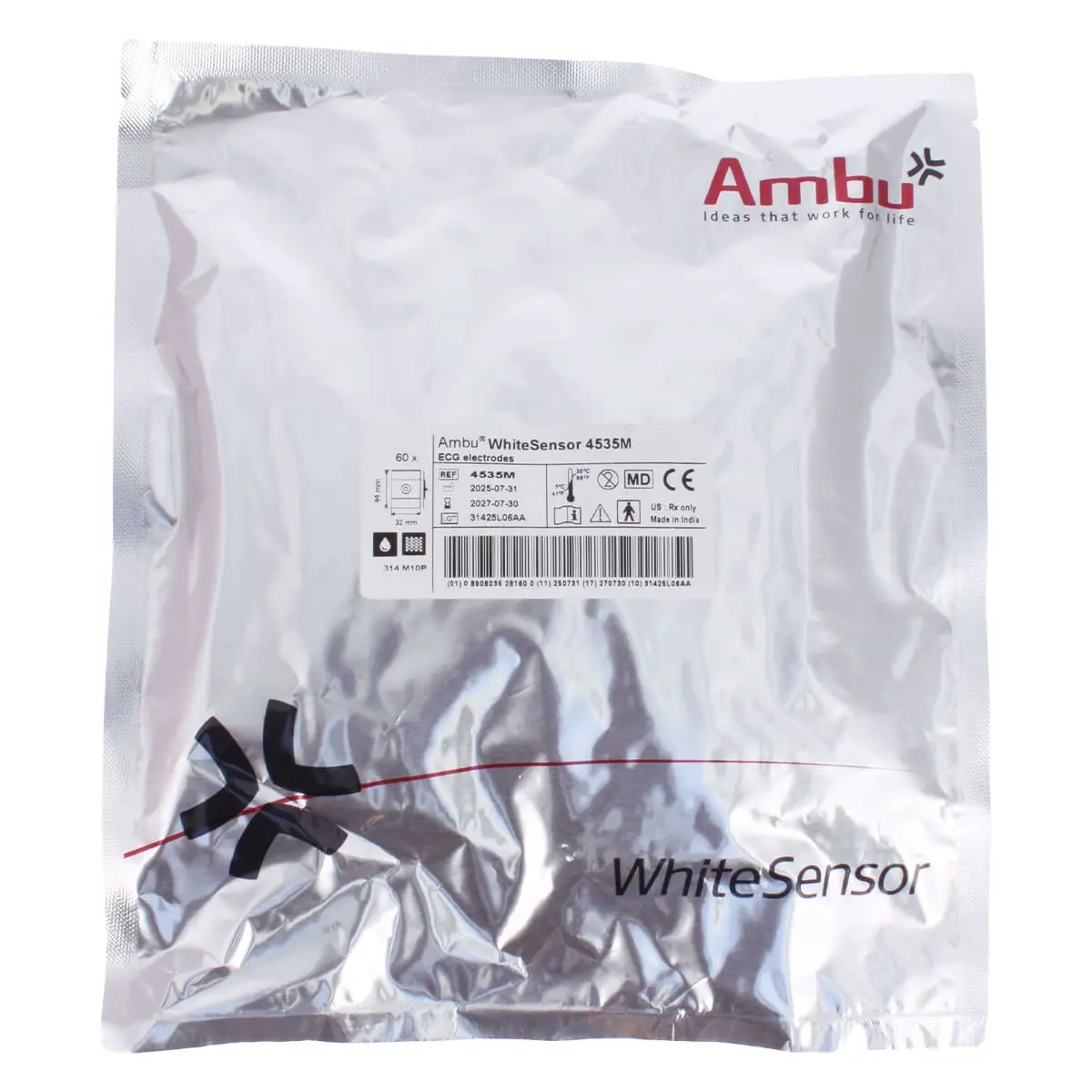 Ambu WhiteSensor 4535M Einweg-EKG-Elektroden Ambu WhiteSensor 4535M Einweg-EKG-Elektroden