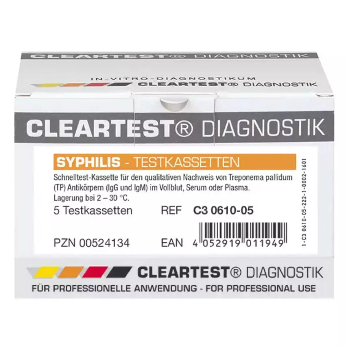 servoprax Cleartest Syphilis Kassettenschnelltest