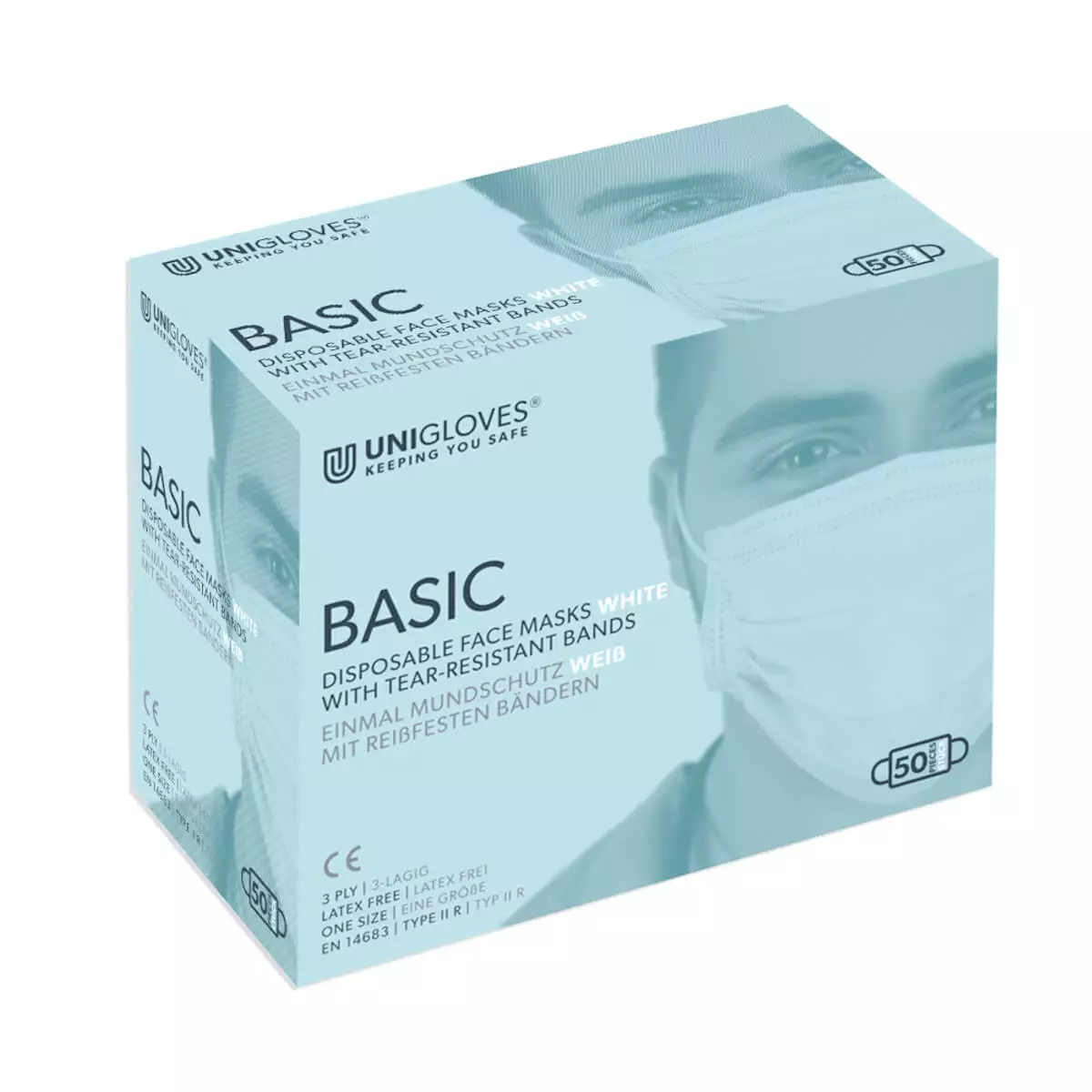 UNIGLOVES Basic OP-Mundschutz