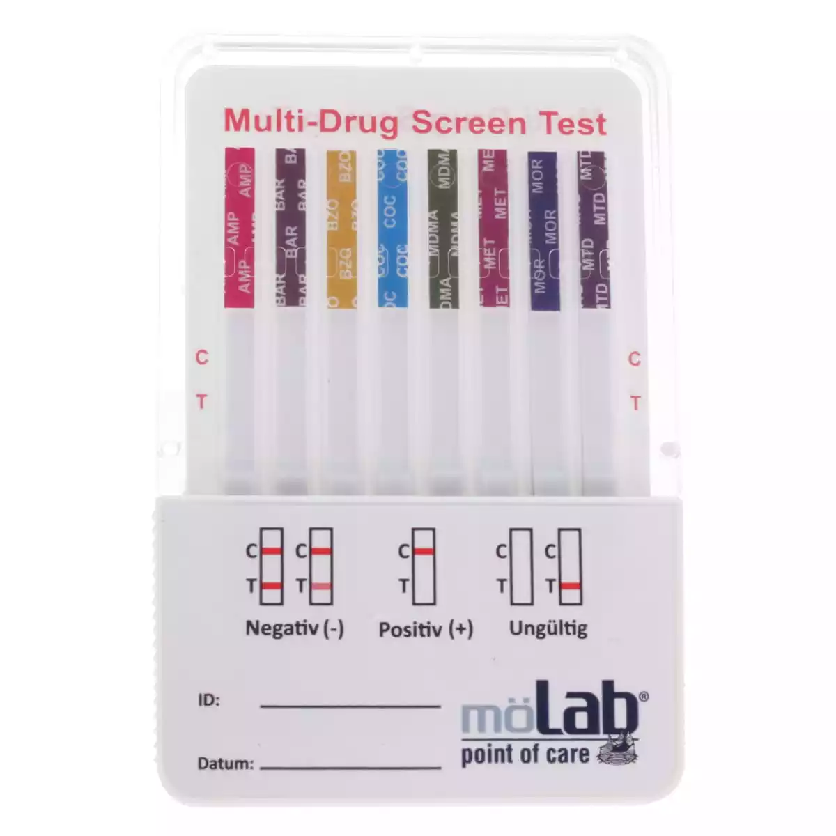 möLab OneSecond Drogen Multi-Dip Schnelltest