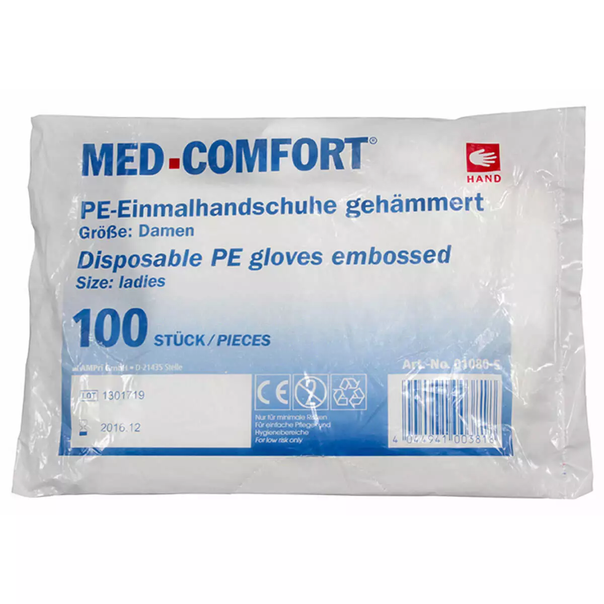 AMPri Med-Comfort PE Handschuhe