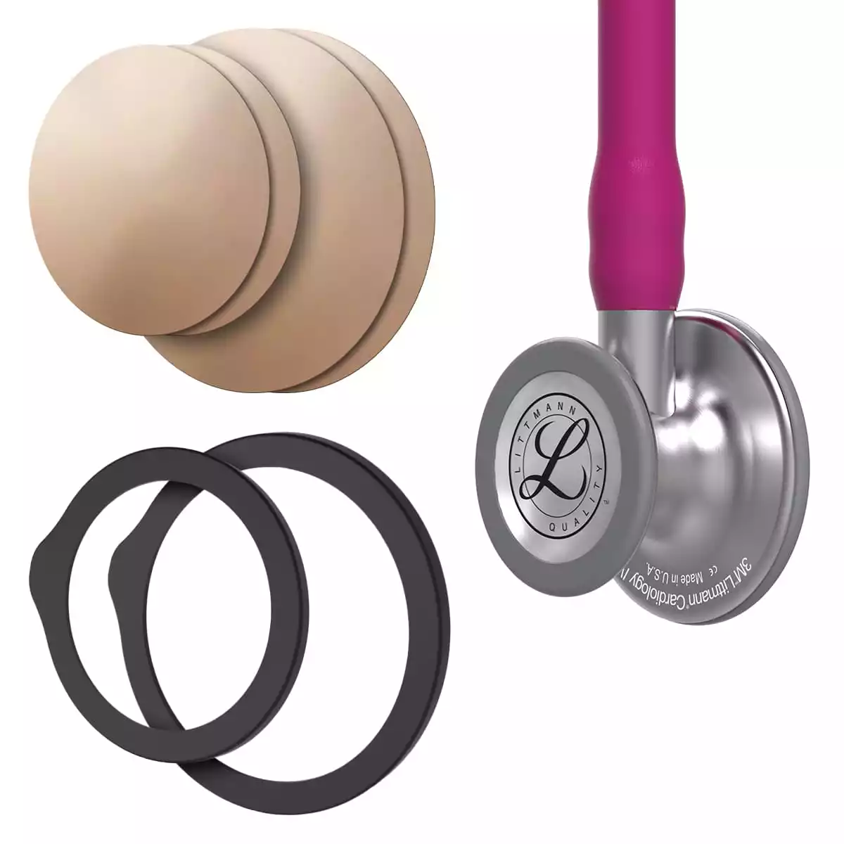 DocCheck Thïngs Spar-Bundle: Littmann® Cardiology IV™ Stethoskop + antimikrobielle Kupfermembran "Drums"