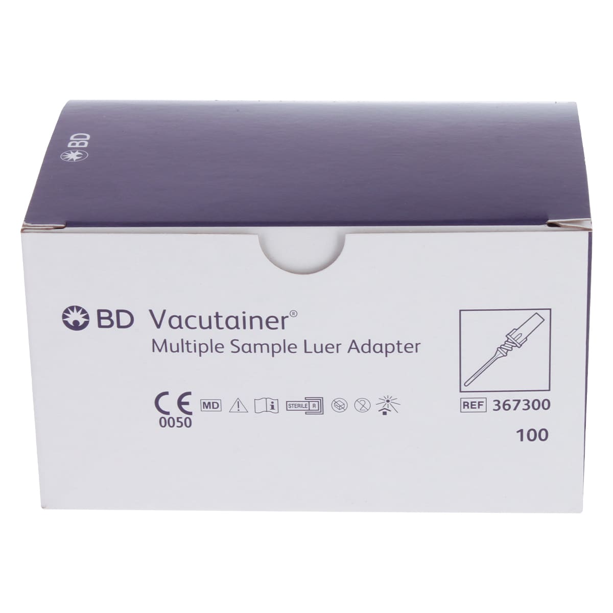 Produktbild von BD VS367300 Luer-Adapter-Mehrfachpack – 100 Stück, Praktische Spritzenadapter Für Den Labor- Und Medizinbereich