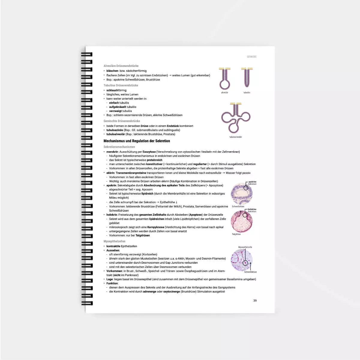 CORETEXT. Histologie Lernskript