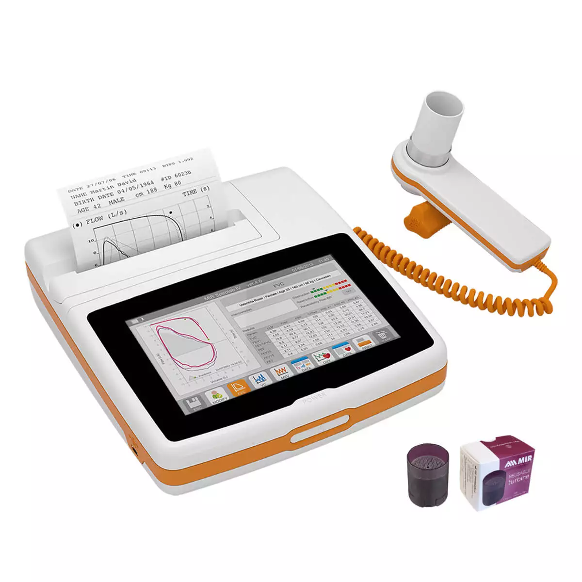 MIR Spirolab Touchscreen Tisch-Spirometer