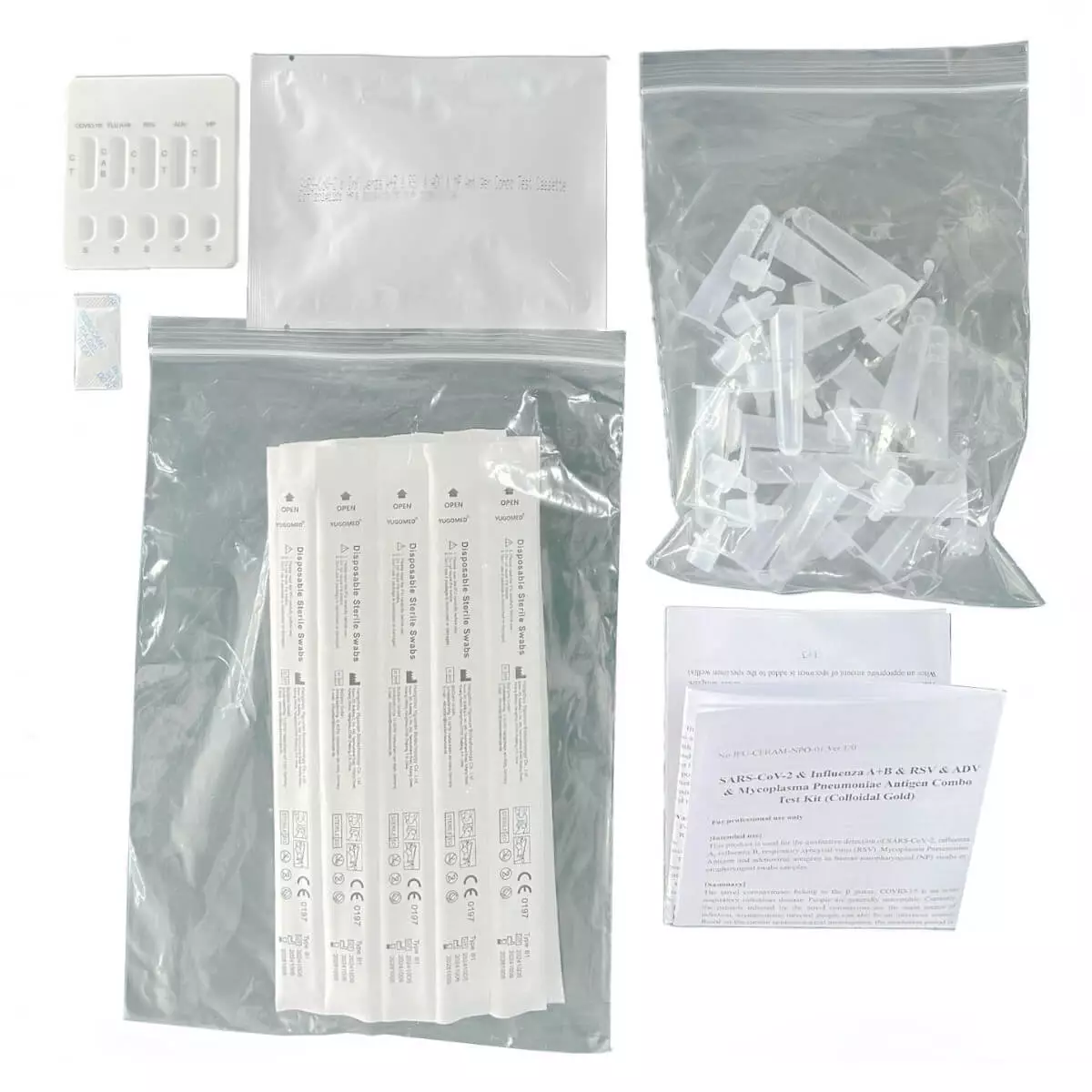 Deepblue SARS-CoV-2, Influenza A/B, RSV, ADV & MP 6-in-1 Antigen-Combo