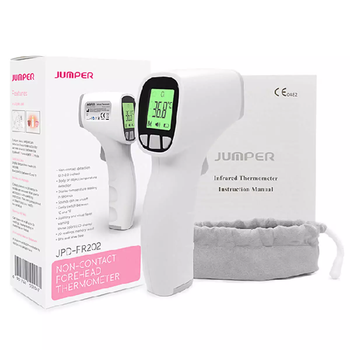 Pulox Jumper Infrarot-Thermometer JPD-FR202