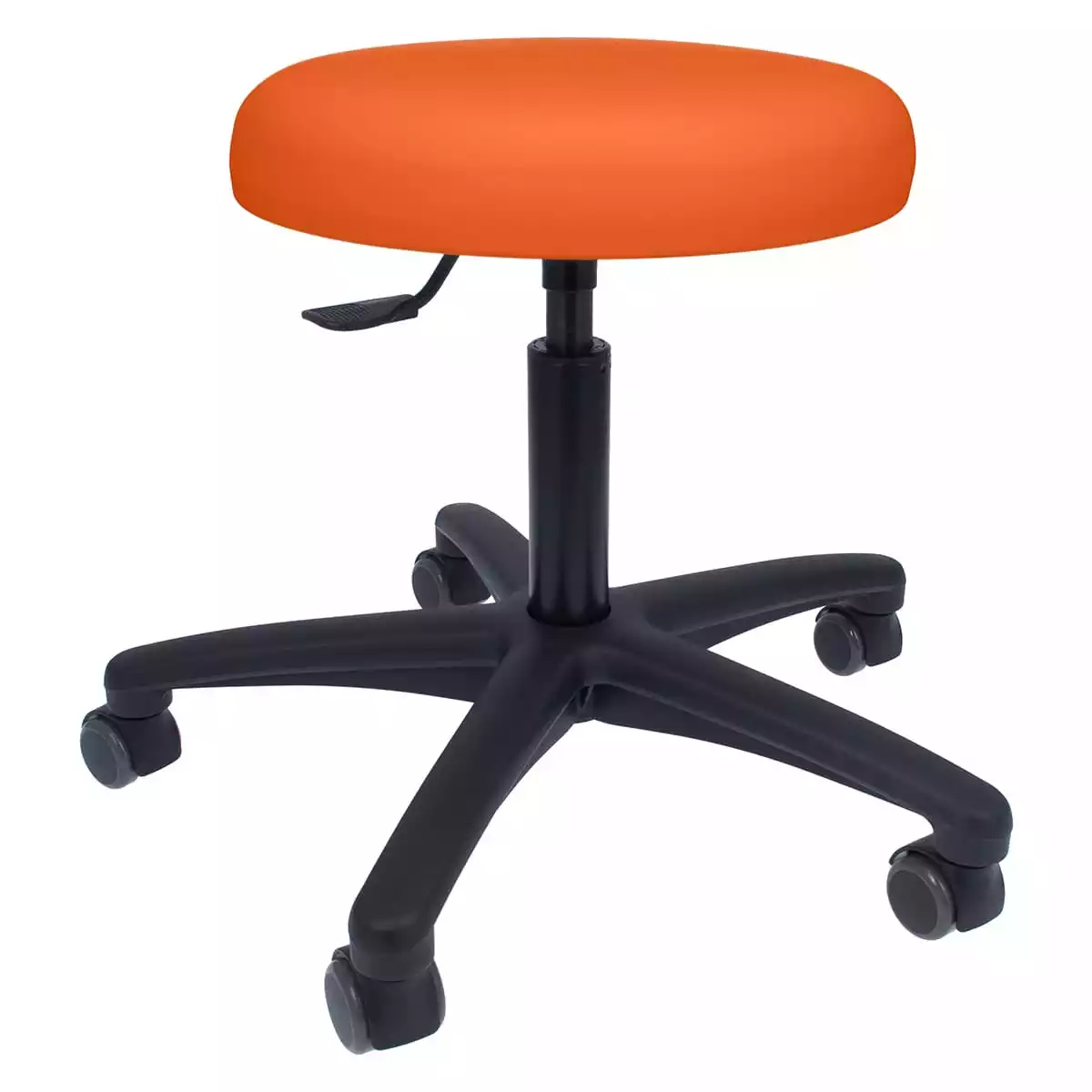 Sanarest Drehrollhocker mit Kunststoff-Fußkreuz