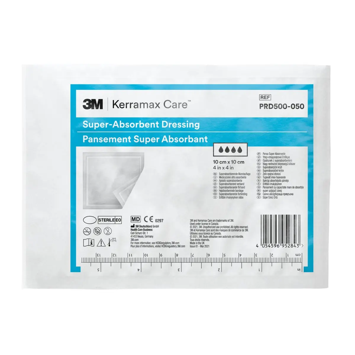 3M Kerramax Care superabsorbierende Wundauflage