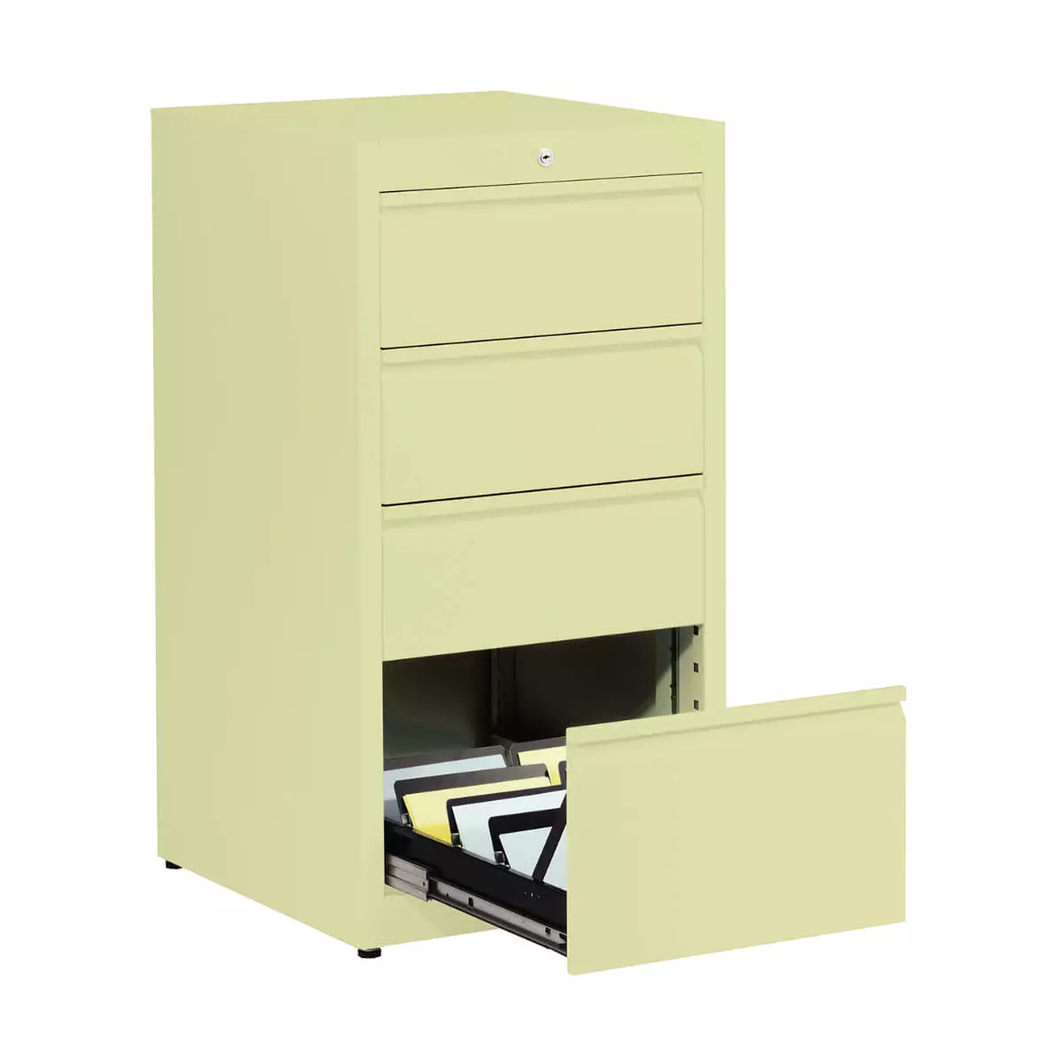 mauser client cardy Karteischrank mit Griffleiste