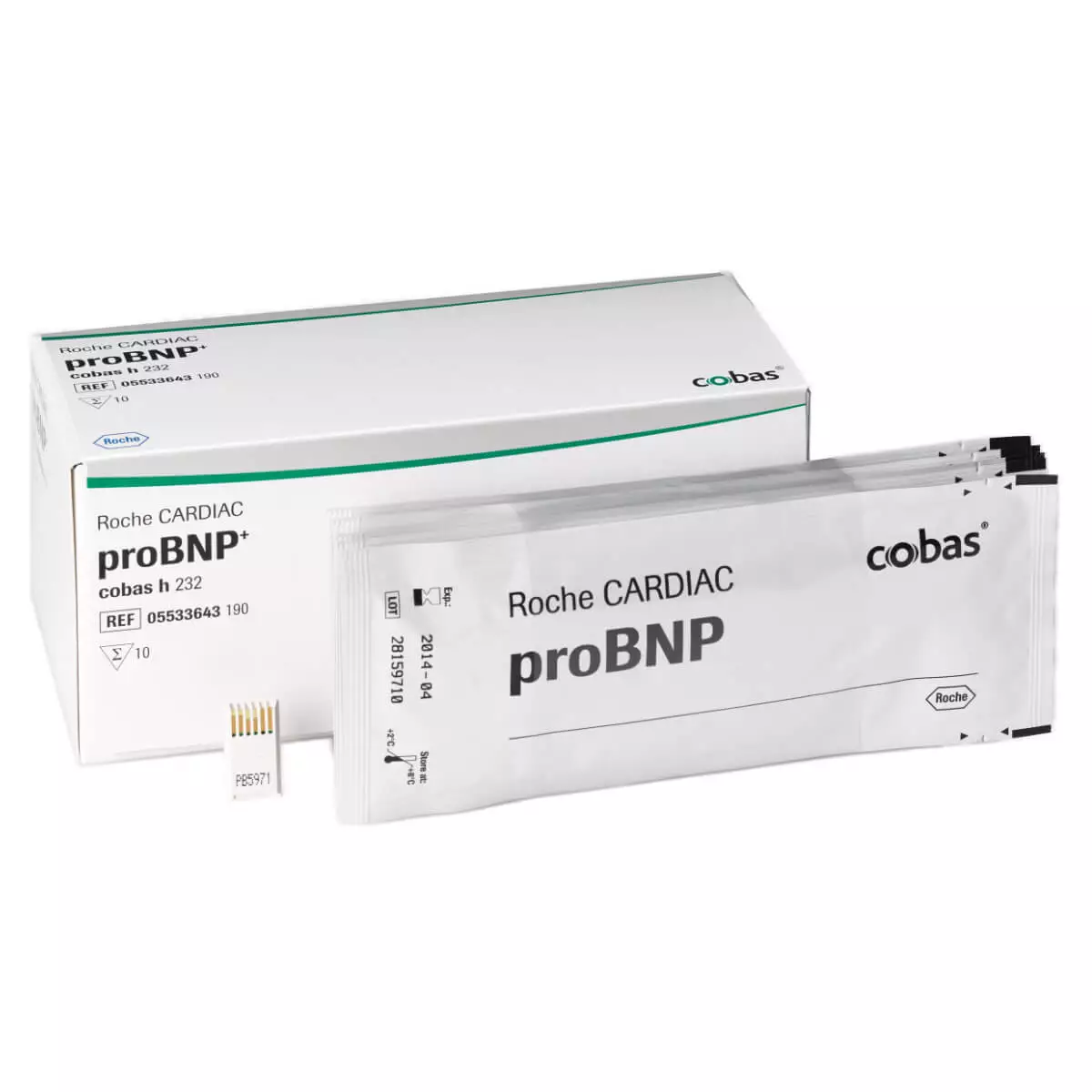 Roche CARDIAC NT-proBNP Teststreifen für cobas h 232