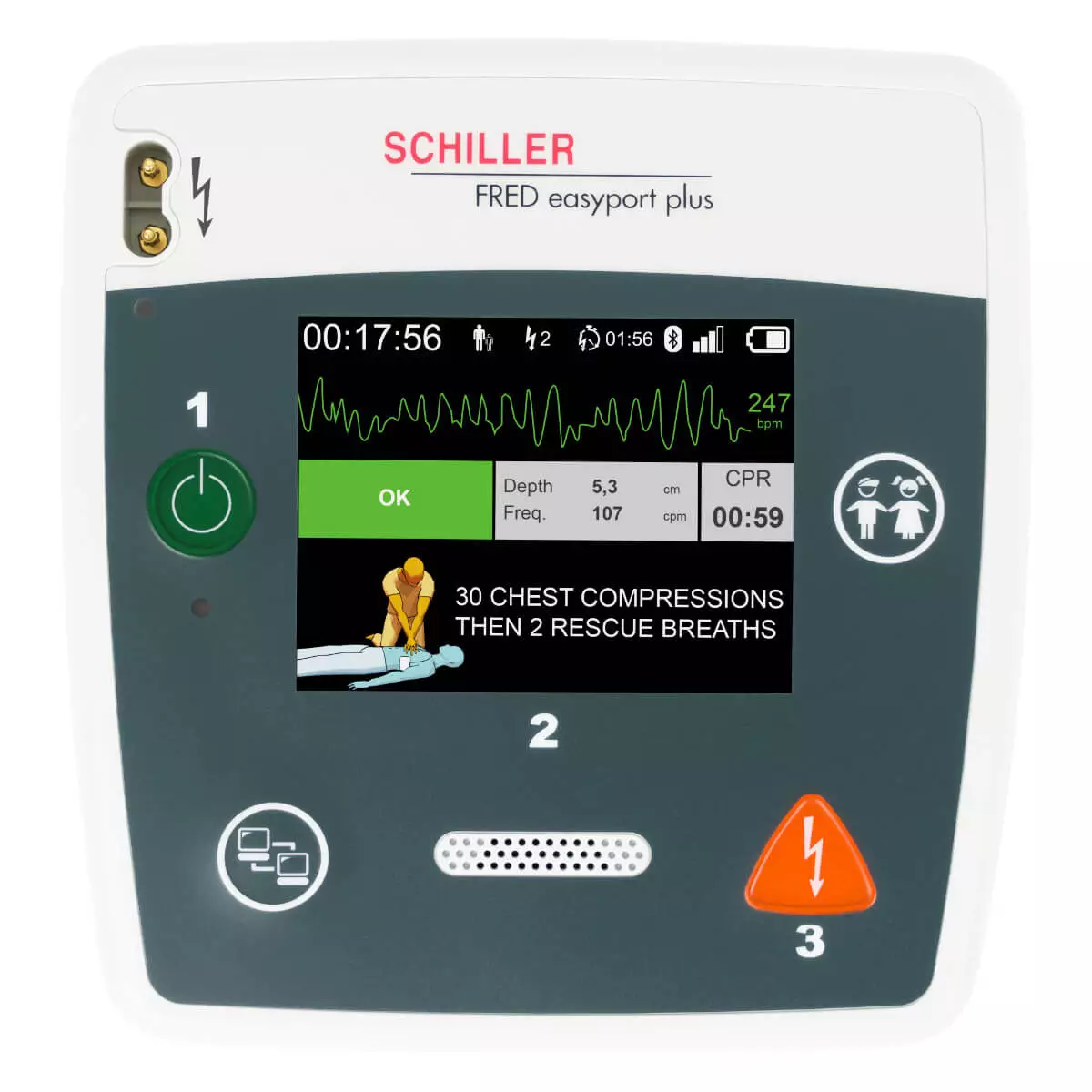 SCHILLER FRED easyport plus FIRST Defibrillator