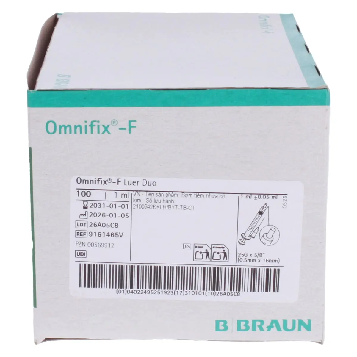 B. Braun Omnifix-F Feindosierungsspritzen B. Braun Omnifix-F Feindosierungsspritzen