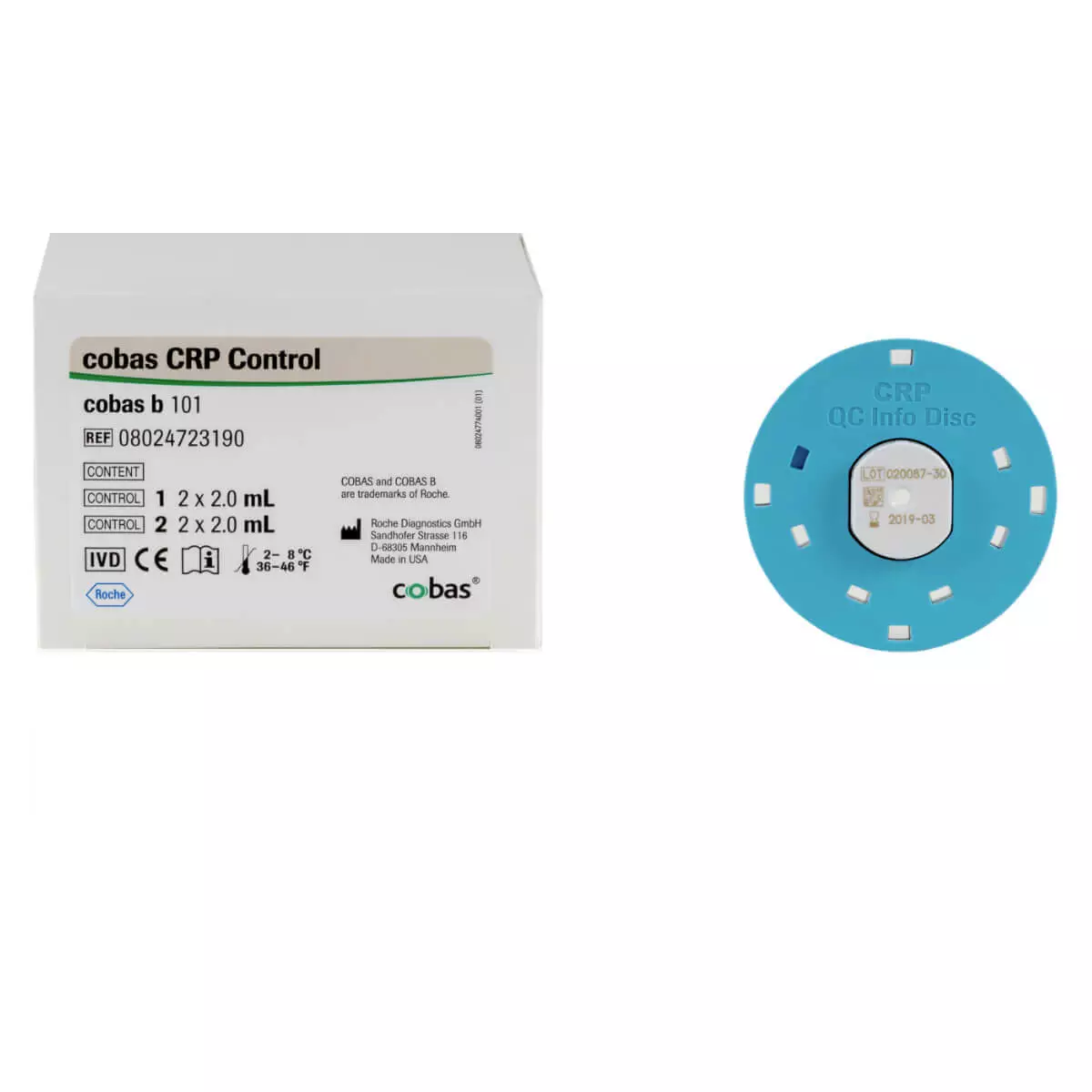 Roche cobas b 101 Kontrolle