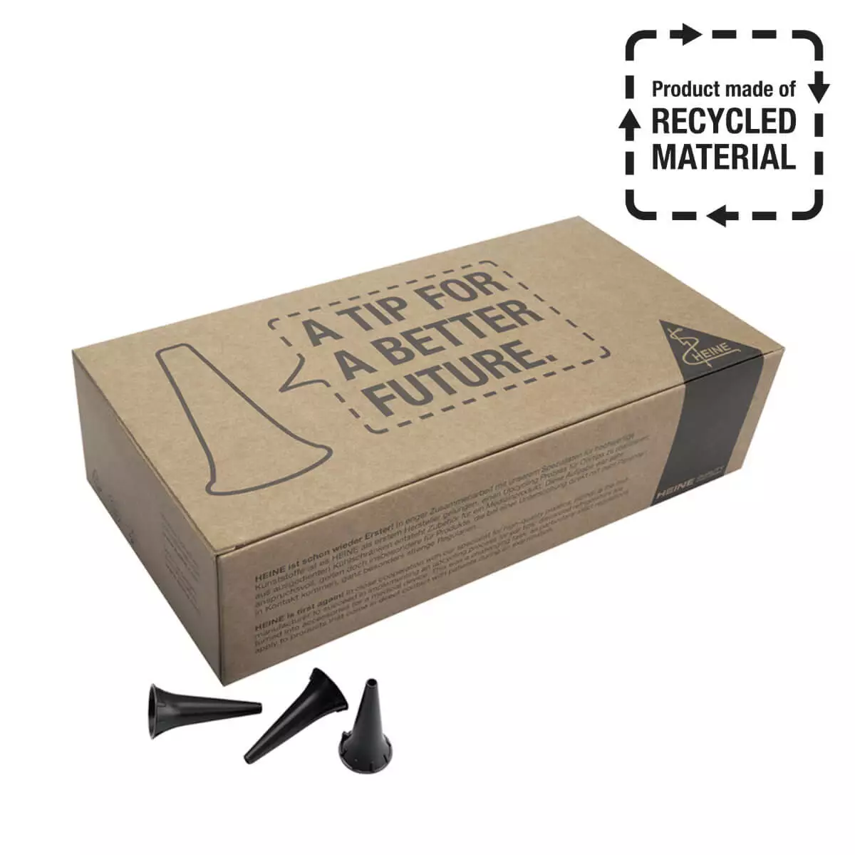 HEINE Optotechnik HEINE AllSpec EcoTips Einweg-Ohrtips aus recyceltem Kunststoff