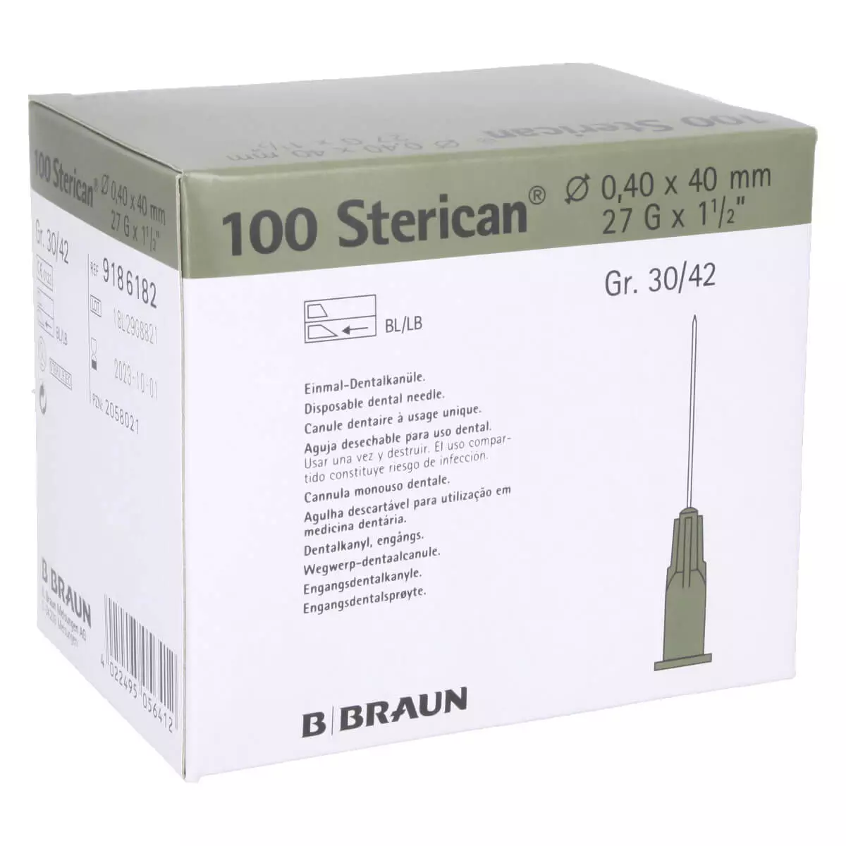 B. Braun Sterican Kanülen zur Dental-Anästhesie B. Braun Sterican Kanülen zur Dental-Anästhesie