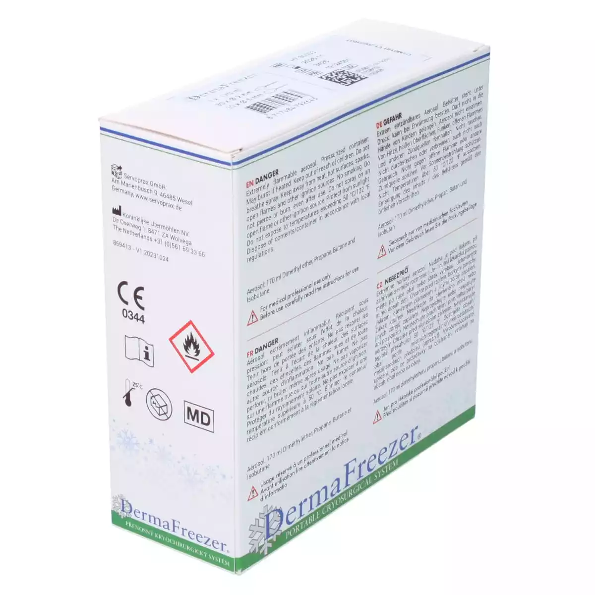 servoprax Dermafreezer Set
