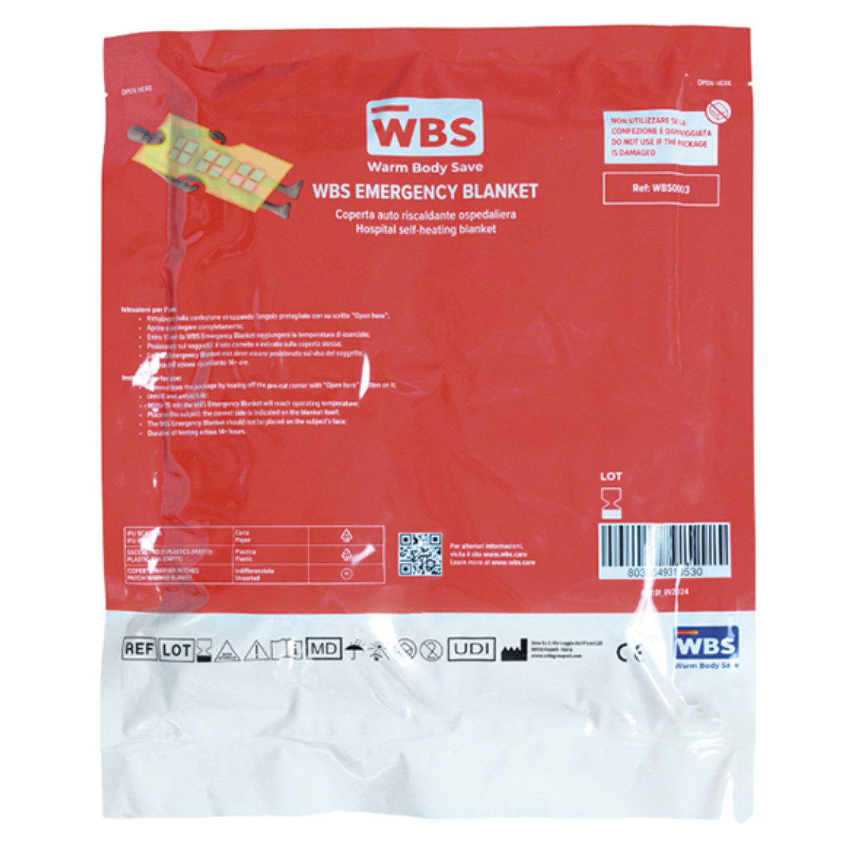 WBS Rettungswärmedecke WBS Rettungswärmedecke