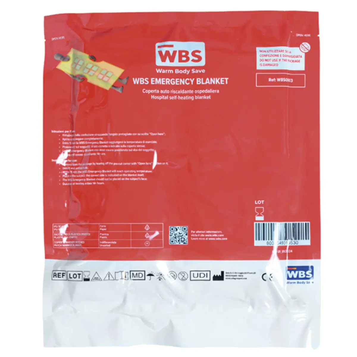 WBS Rettungswärmedecke WBS Rettungswärmedecke