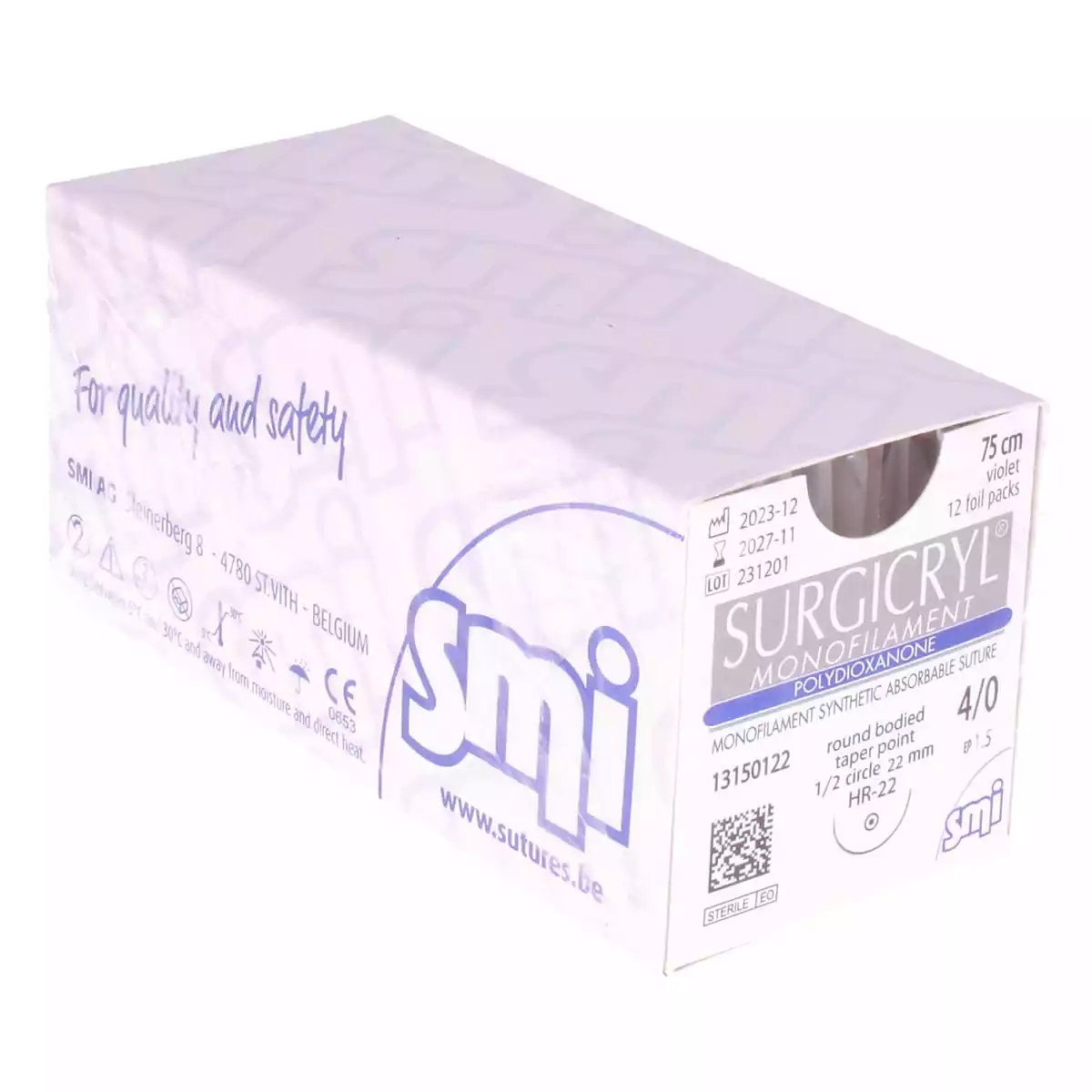 SMI Surgicryl Monofilament Nahtmaterial