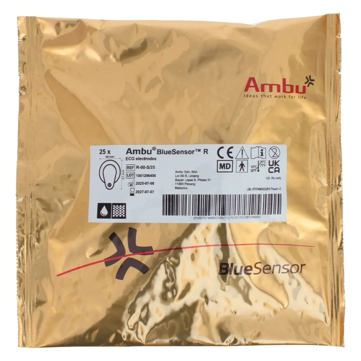 Ambu BlueSensor R-00-S/25 Einweg-EKG-Elektroden Ambu BlueSensor R-00-S/25 Einweg-EKG-Elektroden