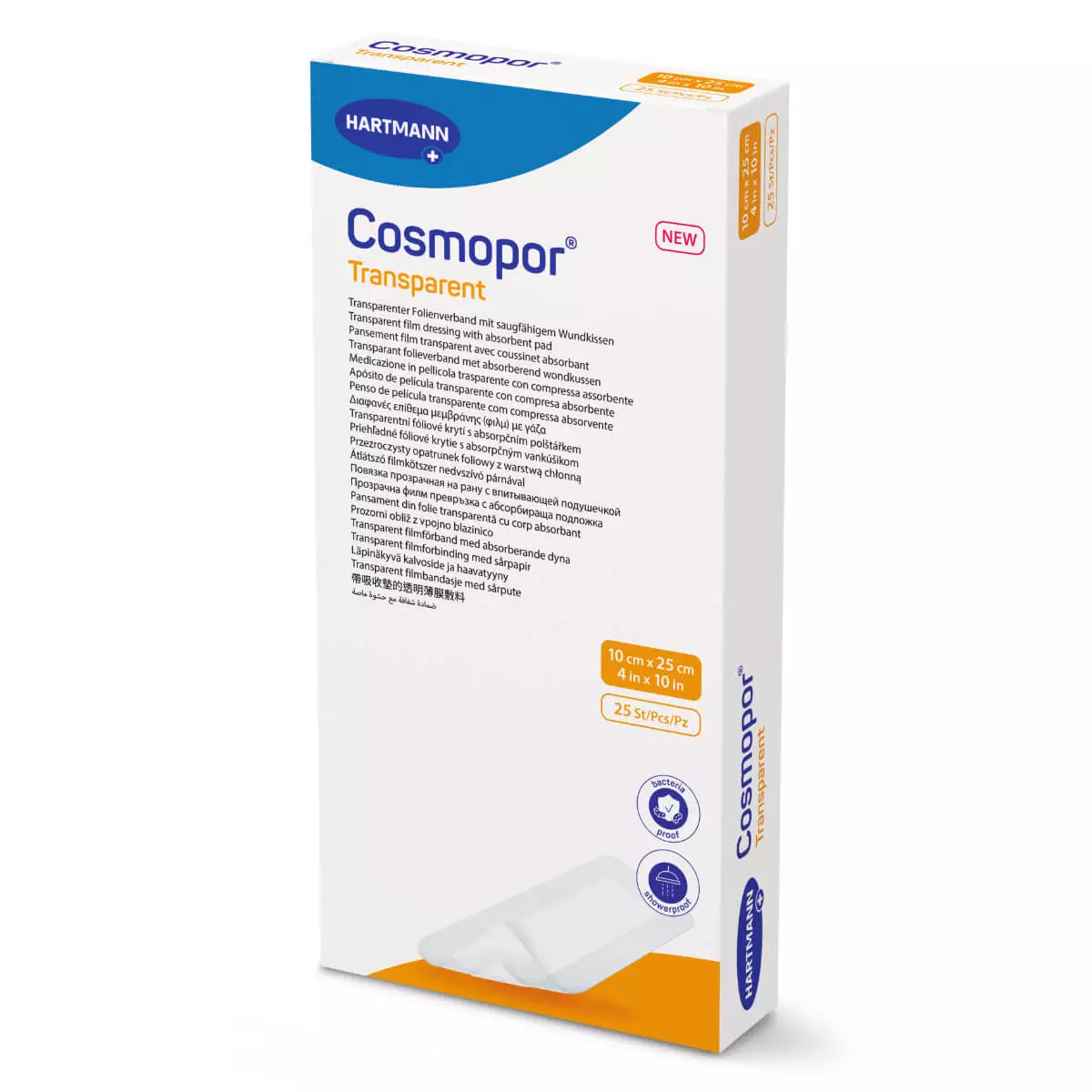 HARTMANN Cosmopor transparent Folienverband