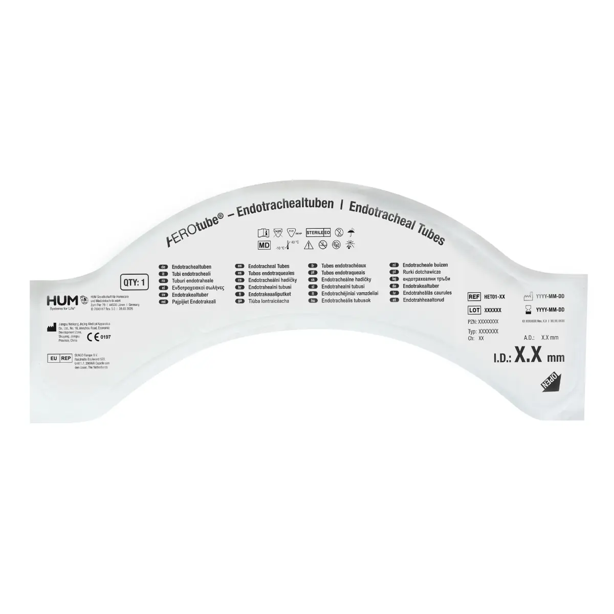HUM AEROtube Endotrachealtubus-Set