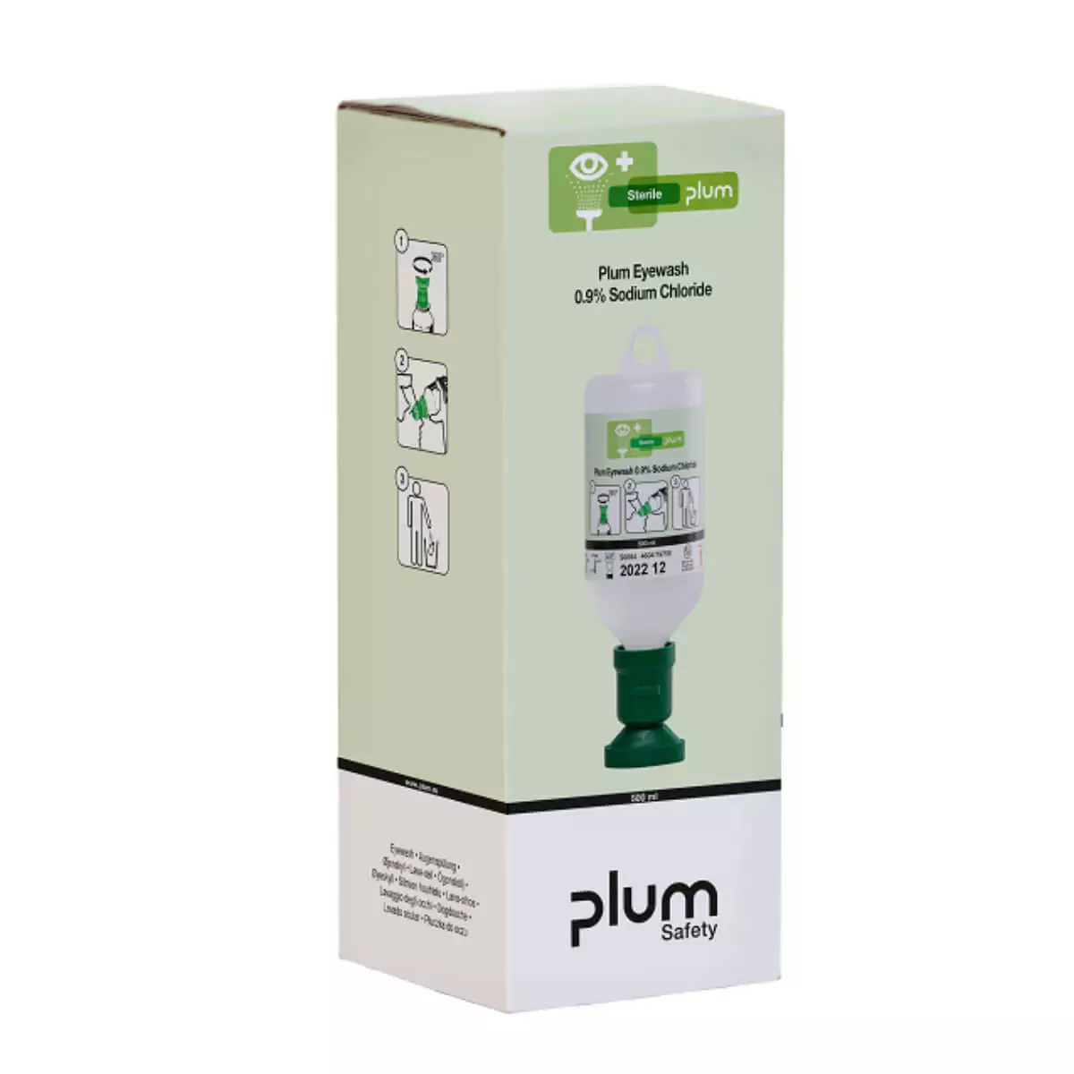 Plum Augenspülung steril mit 0,9 % NaCl – 500 ml
