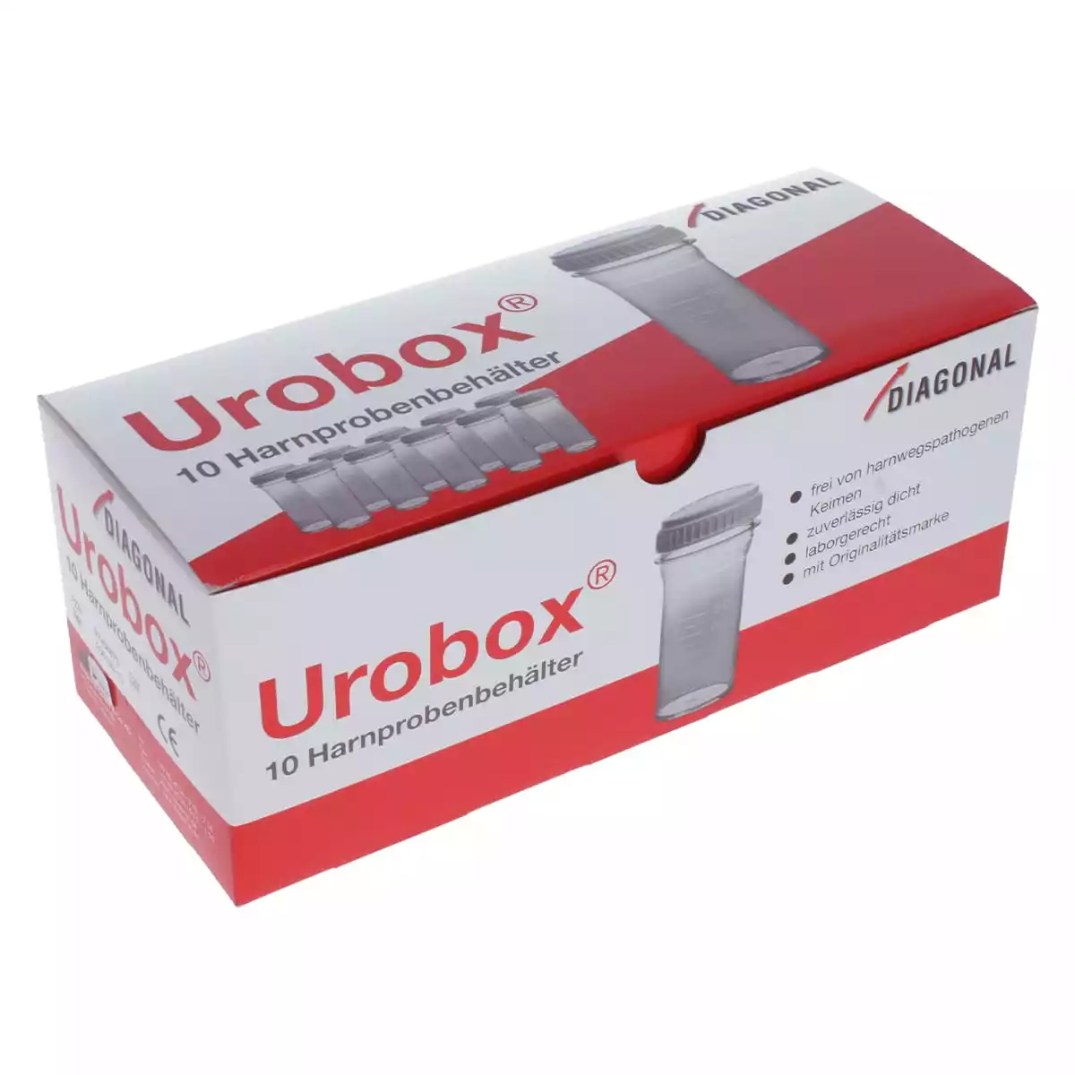 Diagonal Urobox Harnprobenbehälter