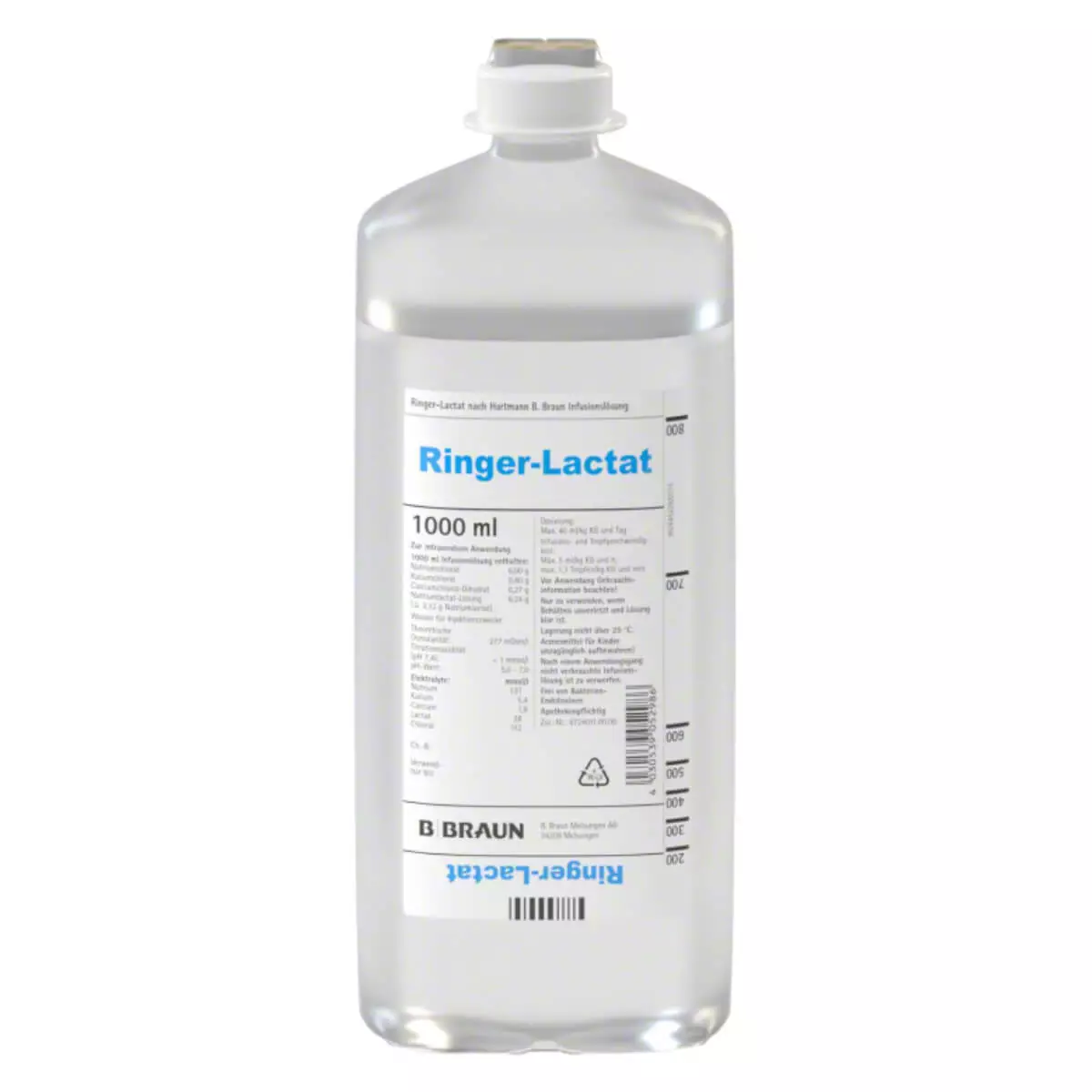 Ringer-Lactat nach Hartmann Infusionslösung Ringer-Lactat nach Hartmann Infusionslösung