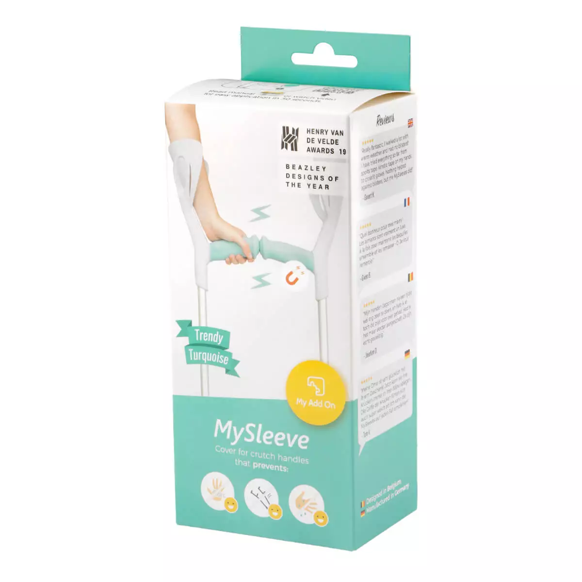 My Add On MySleeve Krückengriffabdeckung My Add On MySleeve Krückengriffabdeckung