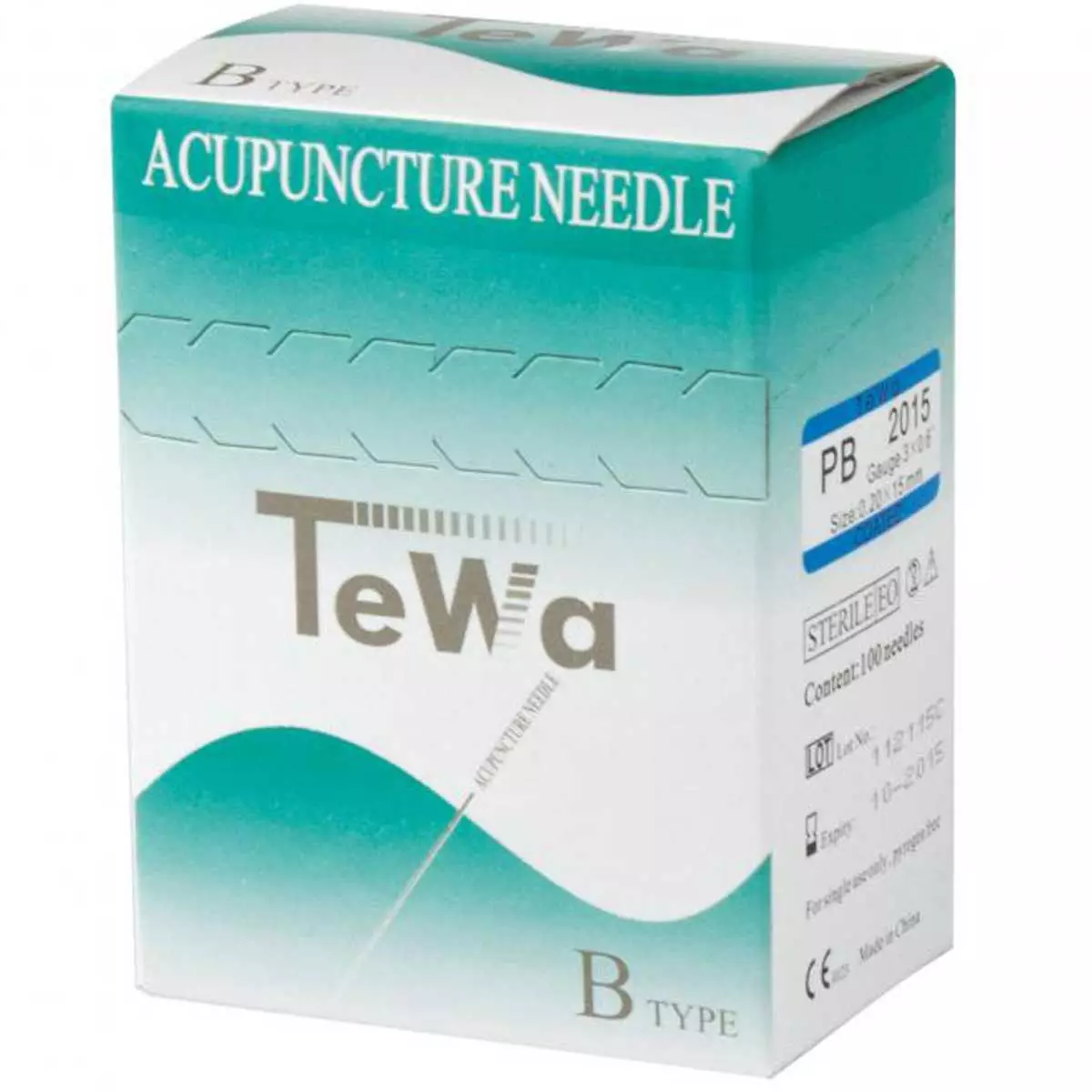 TeWa Akupunkturnadeln ohne Führungsröhrchen