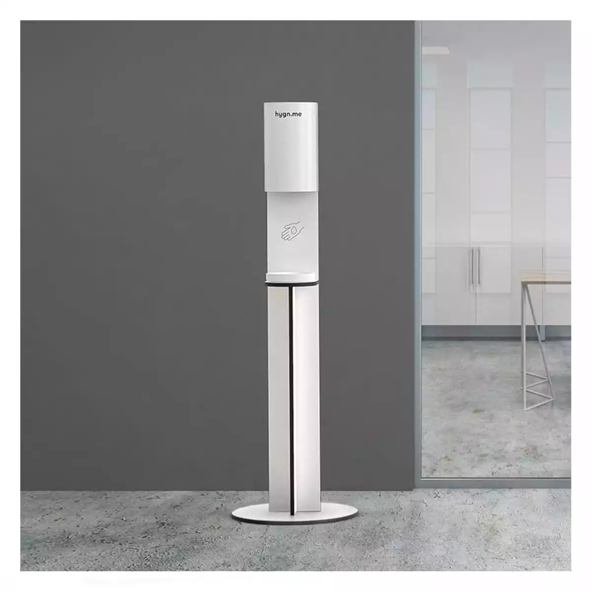 hygn.me Station 3 column Desinfektionsspender