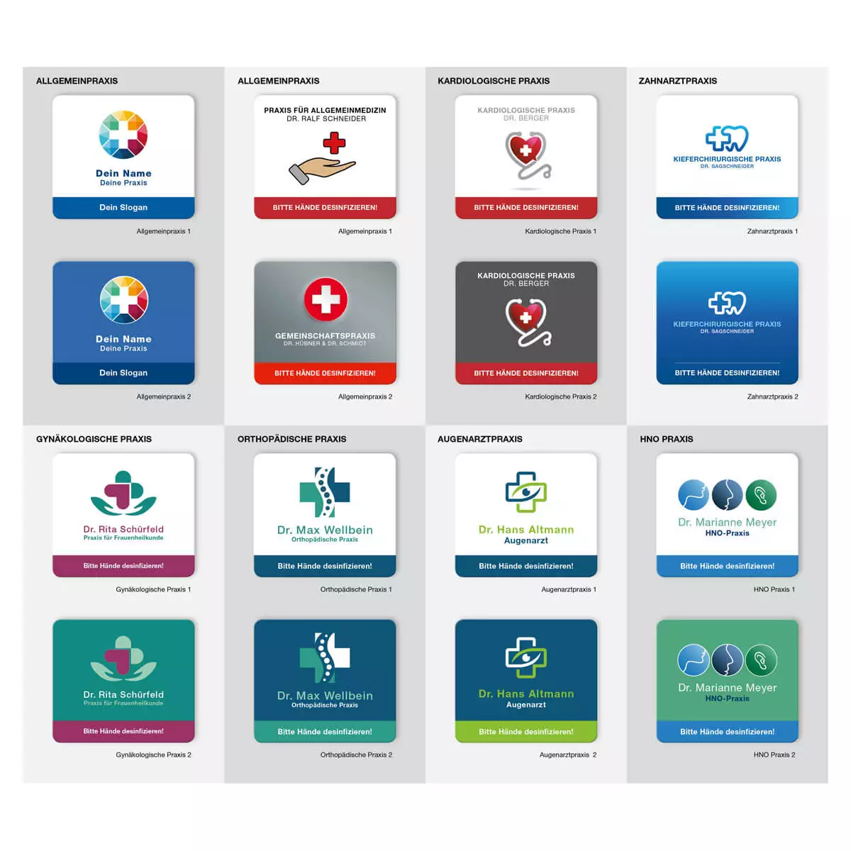 Hygiene Plus Individualisierbarer Desinfektionsständer