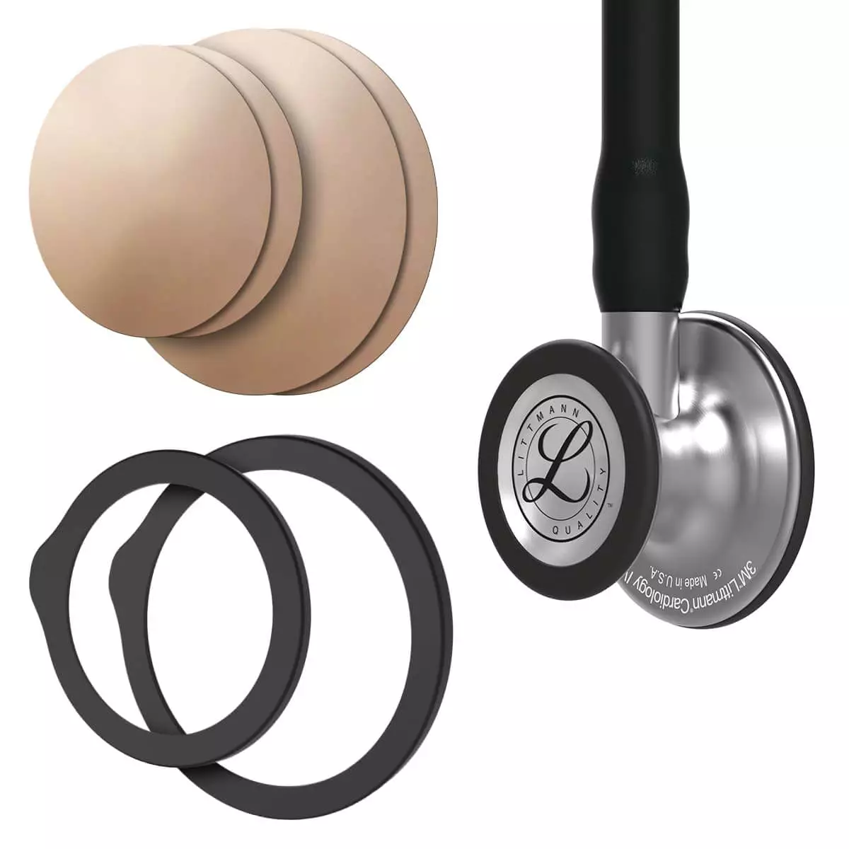DocCheck Thïngs Spar-Bundle: Littmann® Cardiology IV™ Stethoskop + antimikrobielle Kupfermembran "Drums"