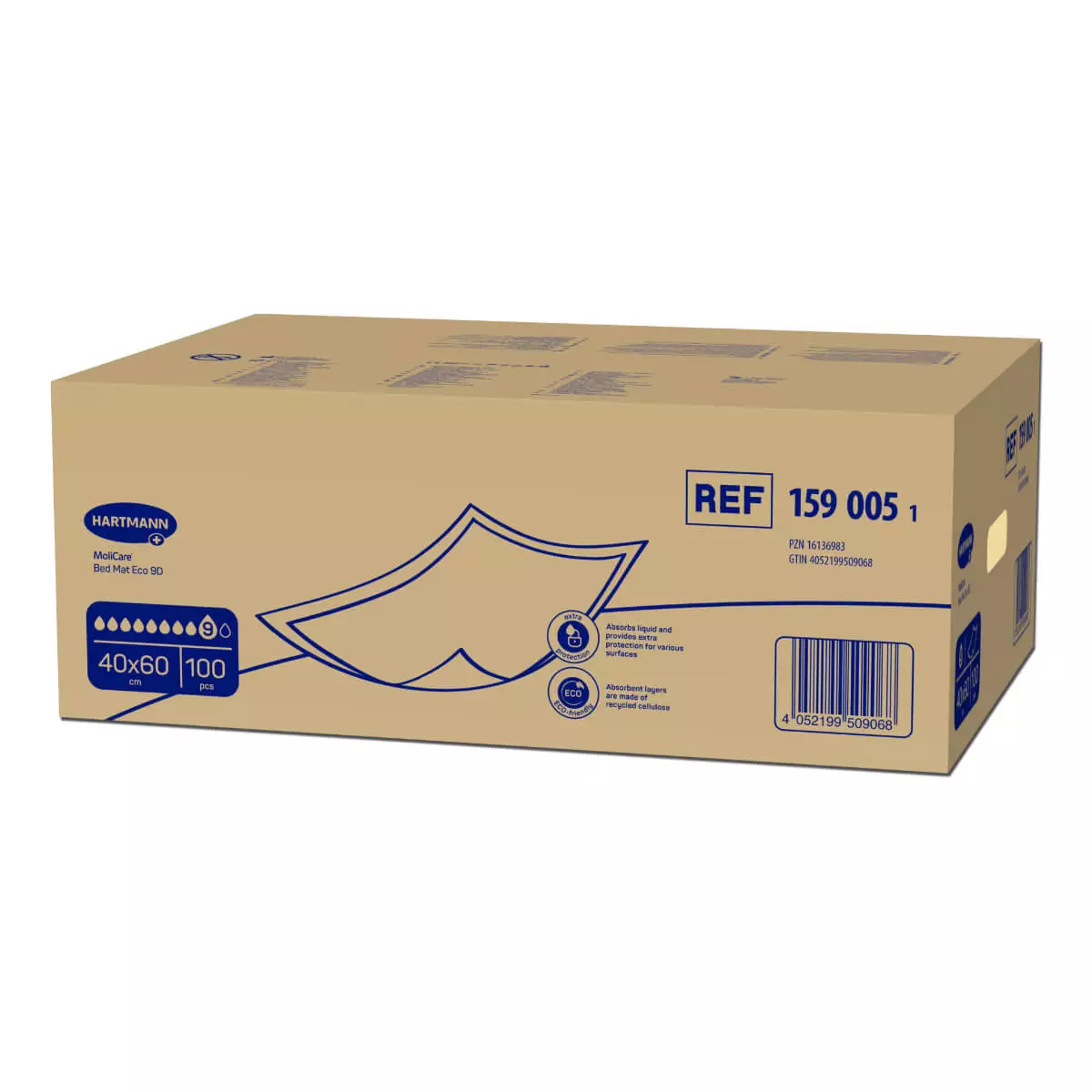HARTMANN MoliCare Bed Mat Eco Bettschutzeinlagen 9 Tropfen