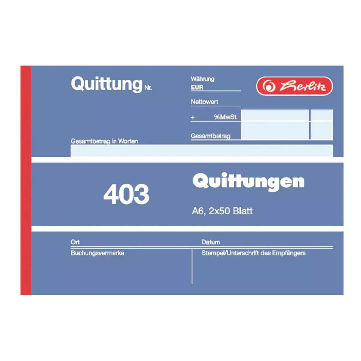 Herlitz Quittungsblock