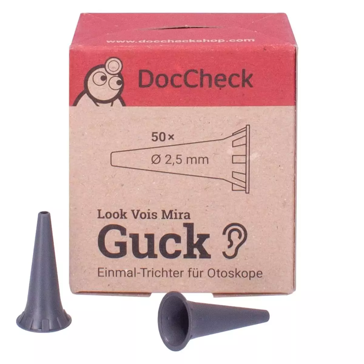 DocCheck Tools Einweg-Ohrtrichter "Guck"