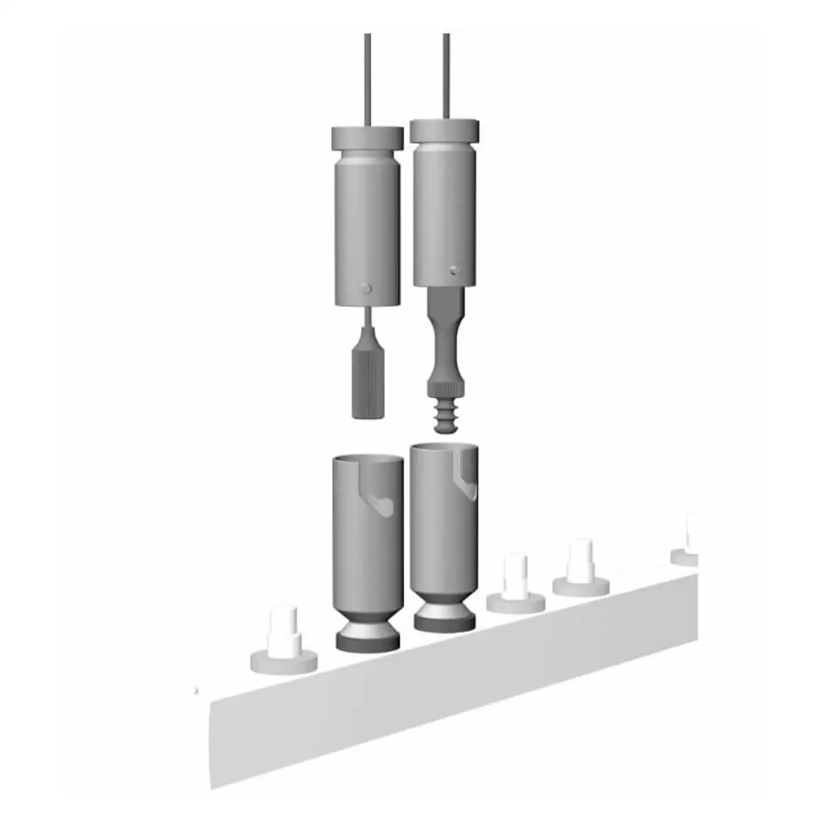 Miele E 499 Spülvorrichtung für Kanülen