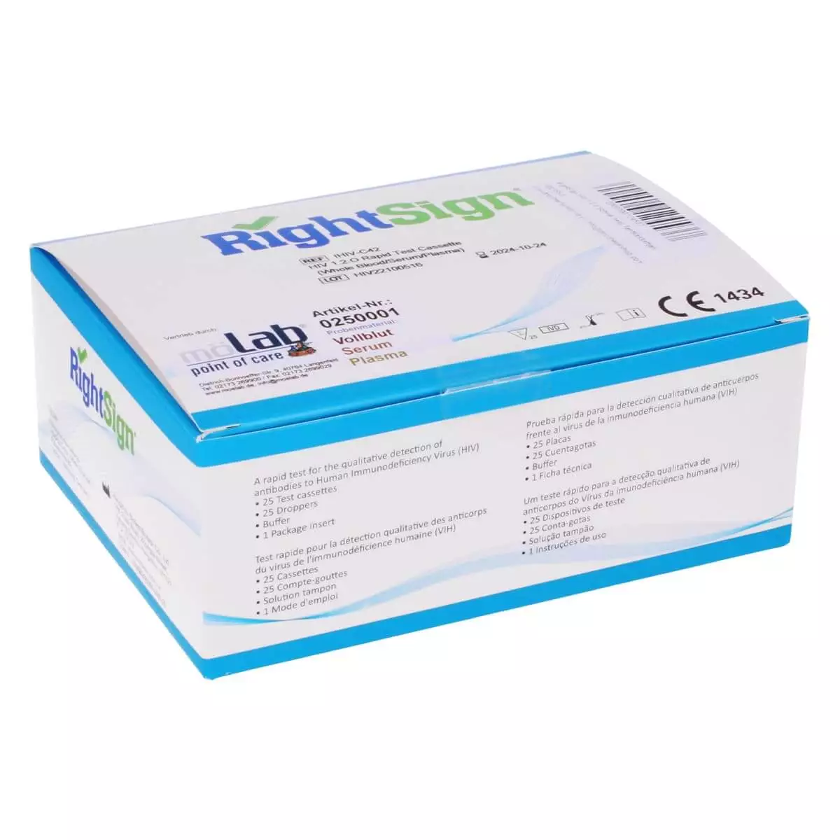 RightSign HIV 1.2.0 Test