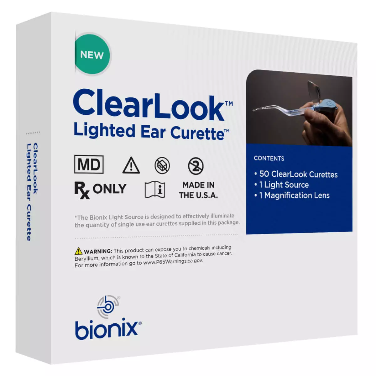 Bionix ClearLook Lighted LED-Ohrküretten