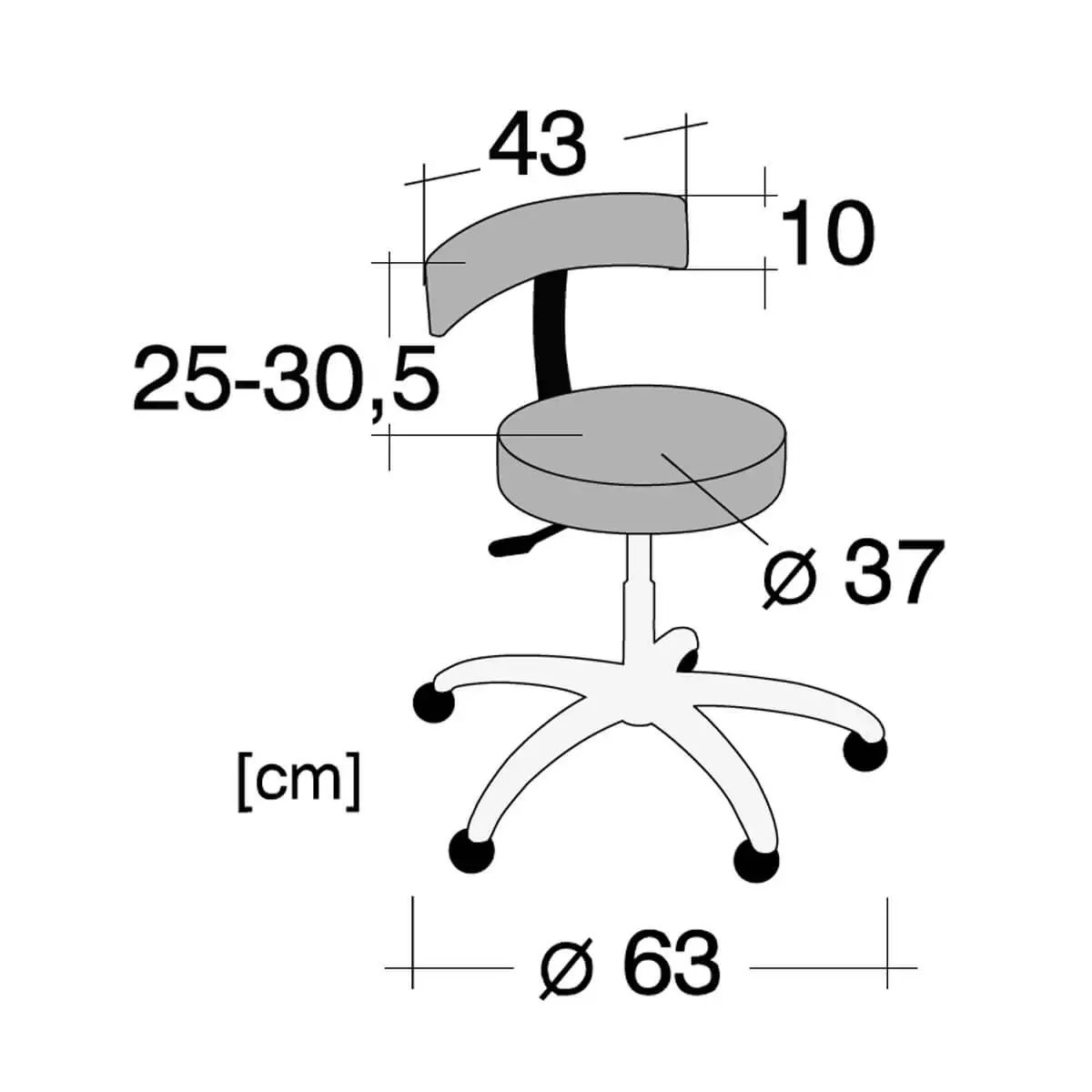SIMPEX Sella-Med Manus Work Laborstuhl