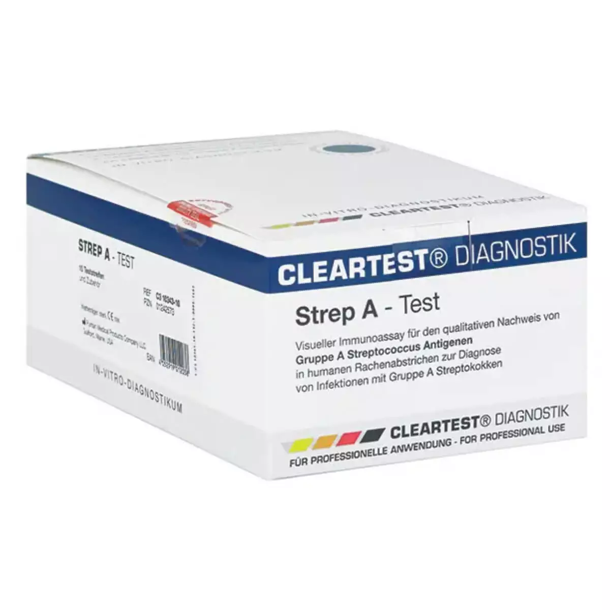 servoprax Cleartest Strep A Teststreifen für den Rachenabstrich